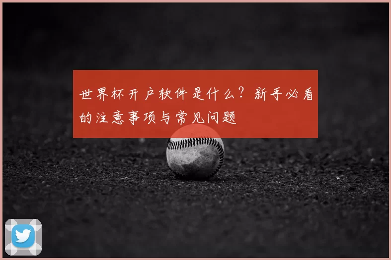 世界杯开户软件是什么?新手必看的注意事项与常见问题